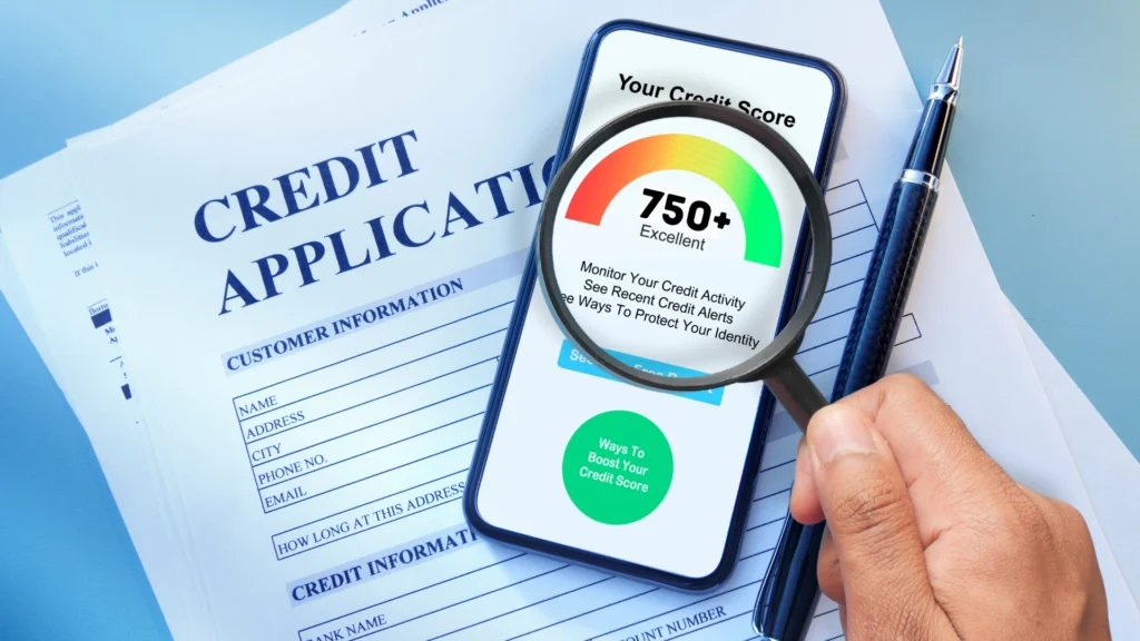 Infographic highlighting the 750 CIBIL score mark as the ideal minimum for a home loan application in India.